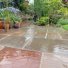 autumn sandstone paving