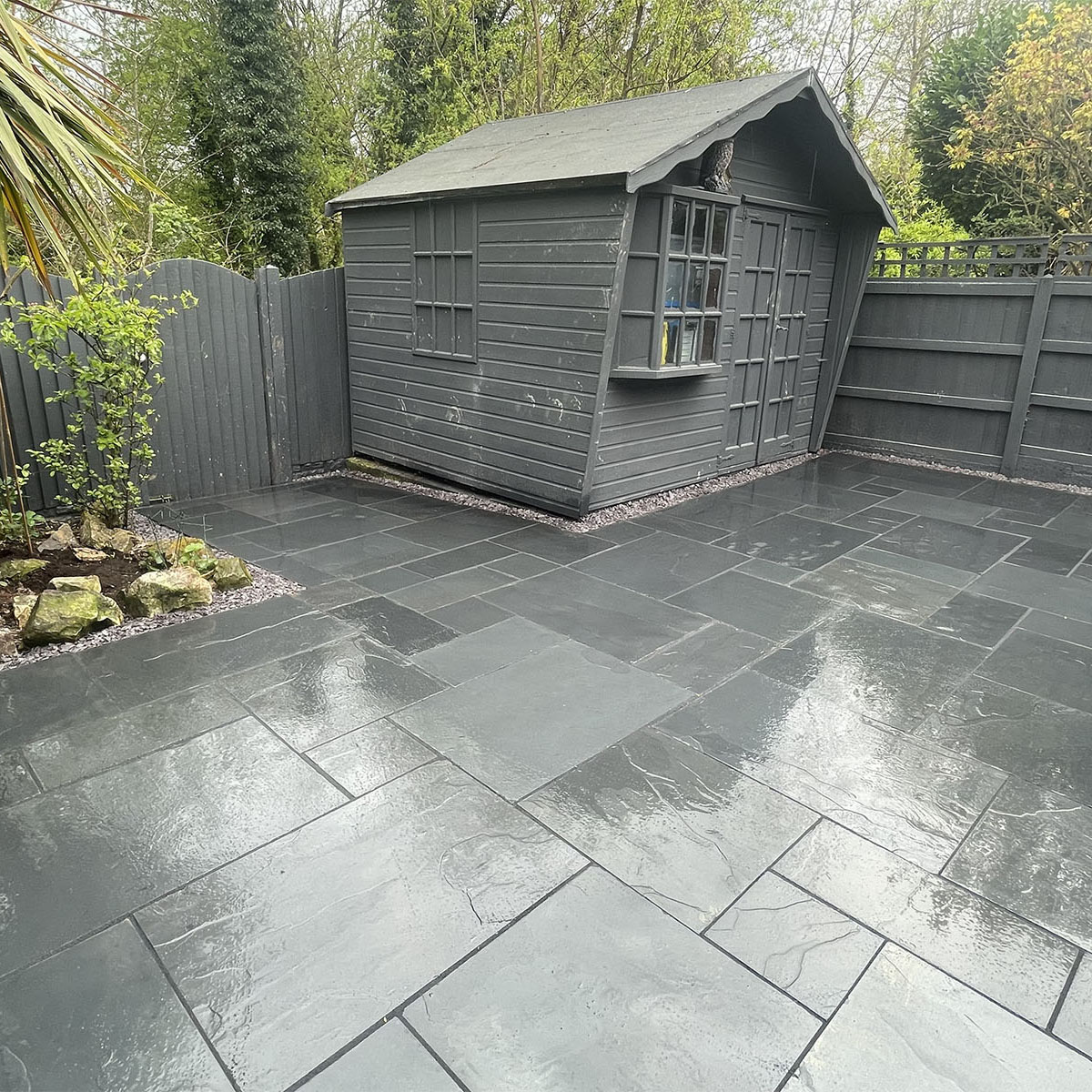 Blue Black Slate Paving