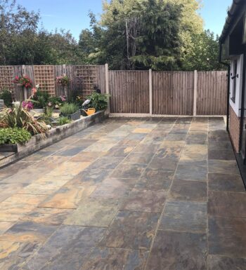 Rustic Copper Slate Paving