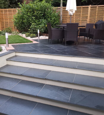 Brazilian Black Slate Paving