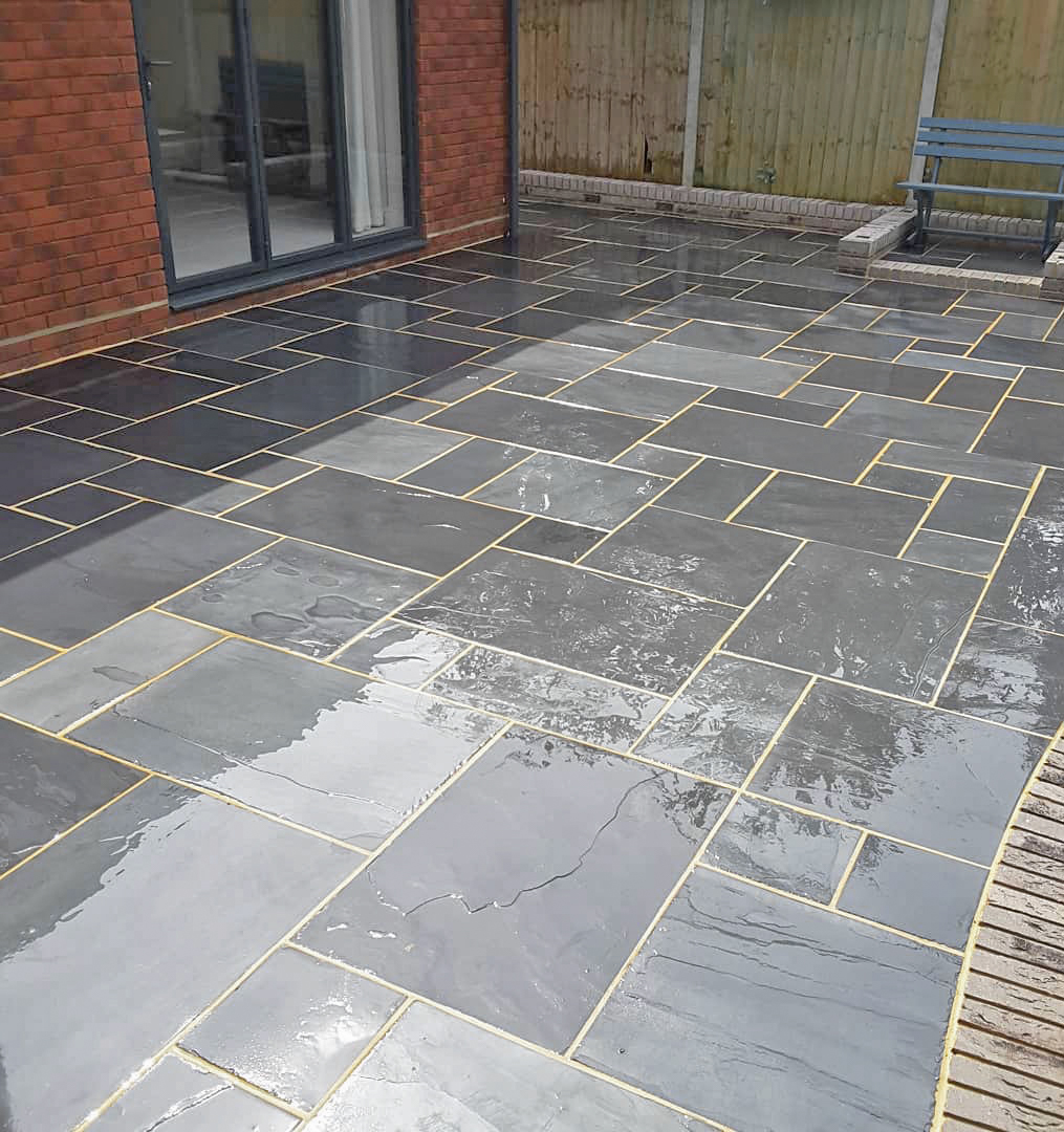 Brazilian Black Slate Patio Kit